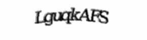 Security check image, please type the characters shown